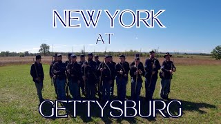 New York at Gettysburg  A Living History Demonstration of Tactics Used on a Civil War Battlefield [upl. by Etnuaed753]