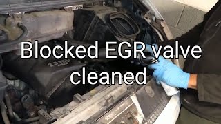 How To Clean Blocked EGR Valve Without Removing It [upl. by Mcclain]