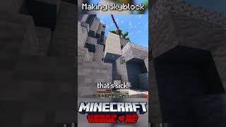 I Made Skyblock in Minecraft Hardcore 11 [upl. by Hait]