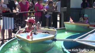 Kid Rides and Farm Animals at Centreville Amusement Park Adventure [upl. by Anis38]