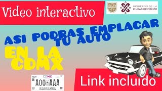 EMPLACAMIENTO DE VEHICULO NUEVO 2023 VIDEO INTERACTIVO [upl. by Aimas]