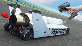 Breaking a WORLD SPEED Record with an RC Car [upl. by Frederik982]