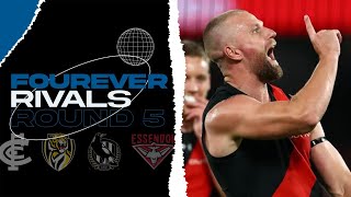 FOUREVER RIVALS  AFL ROUND 5 [upl. by Otter]