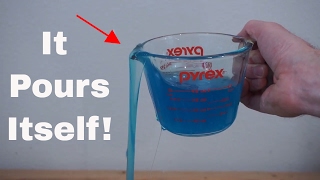 A Liquid That Pours Itself The SelfSiphoning Fluid Polyethylene Glycol [upl. by Anerrol373]