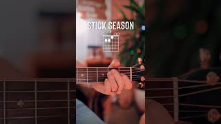 Stick Season Noah Kahan Guitar Tutorial  Stick Season Guitar Lesson [upl. by Tidwell]