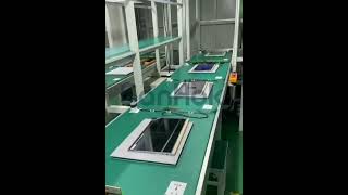 LCD Assembly Line automatedproductionline manufacturing conveyor factory lifter [upl. by Alehcim]