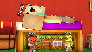 CREO UNA MINI CASA DEBAJO DE LA CAMA DE BEBE NOOB 😂😂 TIKKO y MICHI Con Los BEBECITOs [upl. by Godfry]