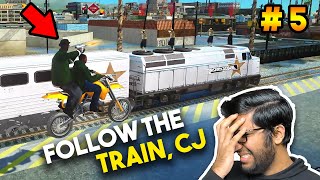 GTA SAN ANDREAS WRONG SIDE OF THE TRACK WITH REAL GRAPHICS  Hindi Gameplay 5 [upl. by Januisz353]