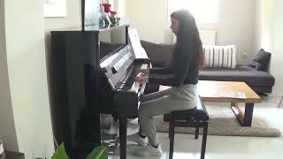 Aikaterini Myrto Tsimpiri piano BURGMULLER 25 easy Studies op 100 Ballade [upl. by Ennaecarg]