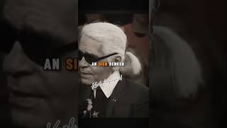 Selbstliebe karllagerfeld motivation liebe mindset capcut [upl. by Enilesor]