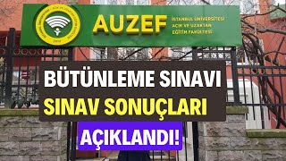 Auzef Güz Dönemi Telafi Sınav Sonuçları AÇIKLANDI Ders Geçme Kalma Hesaplaması Nasıl Yapılır [upl. by Nnalorac]