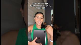 App de notas para tomar apuntes en iPad con nuevo iOS 18 📱😱🩷 ipadipadproipadairipadnotes [upl. by Afinom]