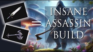 Insane Assassin Gameplay amp Build  Greatsword amp Hatchet NewWorld [upl. by Idrahs52]