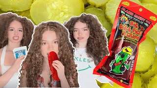 Trying Viral Chamoy Pickles [upl. by Myke228]