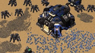 Starcraft 2 TERRAN in REAL SIZE [upl. by Oderfliw]