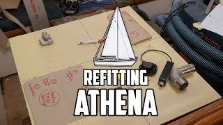 Sail Life  Finalizing the diesel tank design and tucking in Athena  DIY boat repair [upl. by Antonin961]