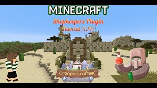 Minecraft Shopkeepers Plugin 1142 2019 [upl. by Charyl299]