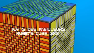 Top 5 des meilleurs speedcubes 3x3 FR [upl. by Eeresed]