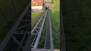 Vilnius Gediminas Hill City view Tower Mural Funicular [upl. by Ashil517]