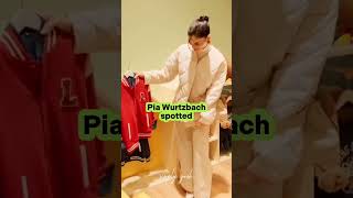 PIA WURTZBACH SPOTTED SHOPPING IN PARIS piawurtzbach spotted [upl. by Schuyler]