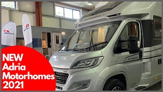 NEW Adria Motorhomes 2021  First Look [upl. by Aerdnaek]