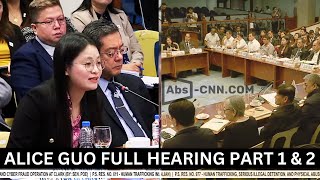 Bamban Tarlac Mayor Alice Guo Senate Hearing POGO Part 1 amp 2 FULL VIDEO [upl. by Nreval541]