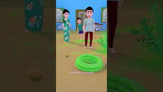 sanp sanp chinki sanp agya comedytimetoons funny comedy animated 3danimation bhabhicomedy [upl. by Mcclish925]