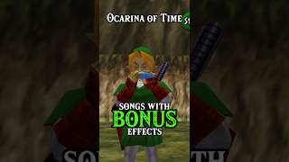 These Songs Have BONUS EFFECTS in Ocarina of Time ocarinaoftime nintendo zelda [upl. by Shara456]