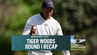 Tiger Woods Cards 1Over 72 In Round 1 of the Genesis Invitational I FULL RECAP I CBS Sports [upl. by Mccready]