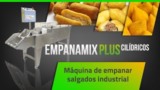 MÁQUINA DE EMPANAR SALGADOS INDUSTRIAL EMPANAMIX PLUS BRALYX  EMPANADEIRA INDUSTRIAL [upl. by Antony]