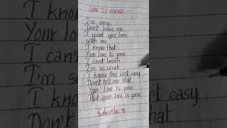 Slander love is gone lyrics ❤️‍🩹🥺slander loveisgone sad [upl. by Rena]