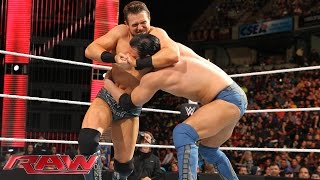 Damien Mizdow vs The Miz Raw April 20 2015 [upl. by Nunes311]