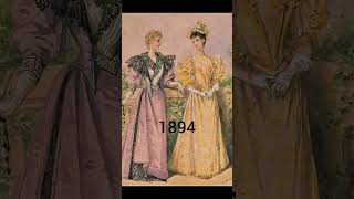 Fashion from 18901899❤️ part1👗fashionstyle oldisgold fashionvlog shortsvideo [upl. by Eiddam]