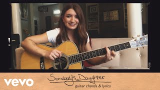 Tenille Townes  Somebodys Daughter Guitar Chords amp Lyric Video [upl. by Silda]