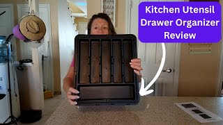 Ultimate Silverware Organizer Review 🍴  Expandable Kitchen Drawer Tray 🖤 [upl. by Shanda]