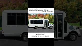 2016 Ford E450 Wheelchair Eldorado Non CDL Shuttle Bus For Sale  wwwgetanybuscom [upl. by Eciuqram]