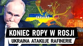 Ukraina NISZCZY PRZEMYSŁ NAFTOWY ROSJI  Potężne straty [upl. by Ilowell]