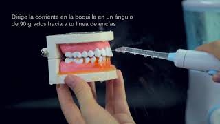 ¿Cómo utilizar el irrigador dental de Apiker FC169 Español [upl. by Malin]