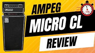 Ampeg Micro CL Bass Amp Review [upl. by Davita499]