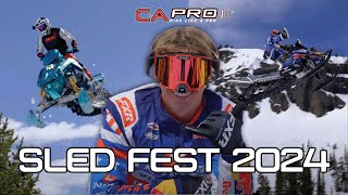 Snocross Meets Backcountry at SledFest 2024 Cooke City MT [upl. by Yared267]