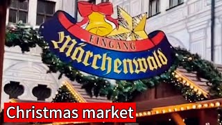 Christmas market in Munich 🇩🇪 [upl. by Ethbinium13]