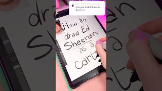 ✨ How to draw Ed Sheeran as a Cartoon [upl. by Carilyn888]