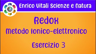 Bilanciamento reazione redox Metodo ionicoelettronico Esempio 3 [upl. by Harehs]