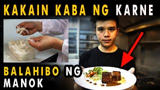 ANG KARNE NA GAWA SA BALAHIBO NG MANOK KAKAIBANG PAGKAIN [upl. by Roda]