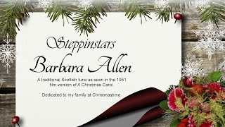 Christmas  Barbara Allen UK  Steppinstars  Scrooge  A Christmas Carol  Dickens  holiday [upl. by Na50]