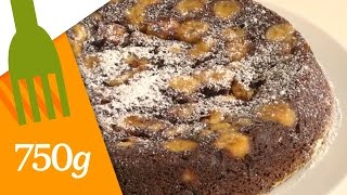 Recette de Gâteau chocolatbanane  750g [upl. by Marya]