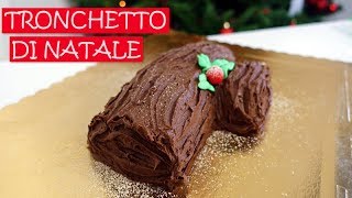 TRONCHETTO DI NATALE  La ricetta della Pasticciona Vegana [upl. by Urbai]