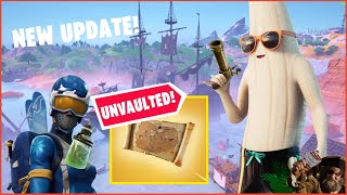 Finding Tickets to the SpongeBob Movie in the NEW Fortnite Update [upl. by Bj559]