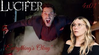 Lucifer S04E01  quotEverythings Okayquot Reaction [upl. by Crosse807]