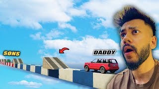 ONLY YOUR DADDY🧔‍♂️CAN COMPLETE THIS SUV🚗 PARKOUR  GTA 5 PARKOUR RACE [upl. by Adalia]